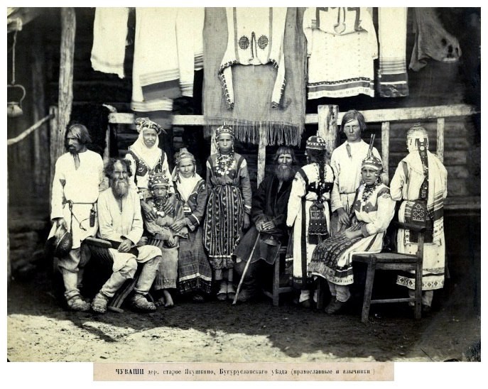 Фотография семьи зажиточного крестьянина села Старое Якушкино