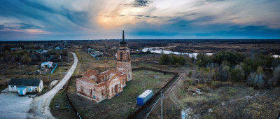 Церковь в честь иконы Пресвятой Богородицы "Неопалимая Купина", с. Никольское.