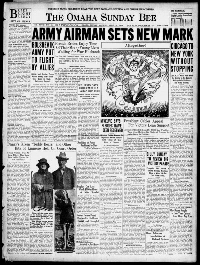 Бугуруслан в американской прессе. &laquo;Omaha daily bee&raquo; 20.04.1919