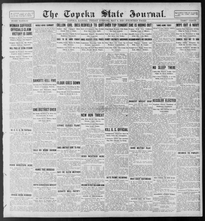 Бугуруслан в американской прессе. &laquo;The Topeka state journal&raquo; 09.05.1919